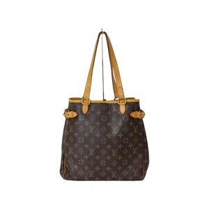 Louis Vuitton Batignolles Vertical Monogram Brown Handbag Tote Bag Classic